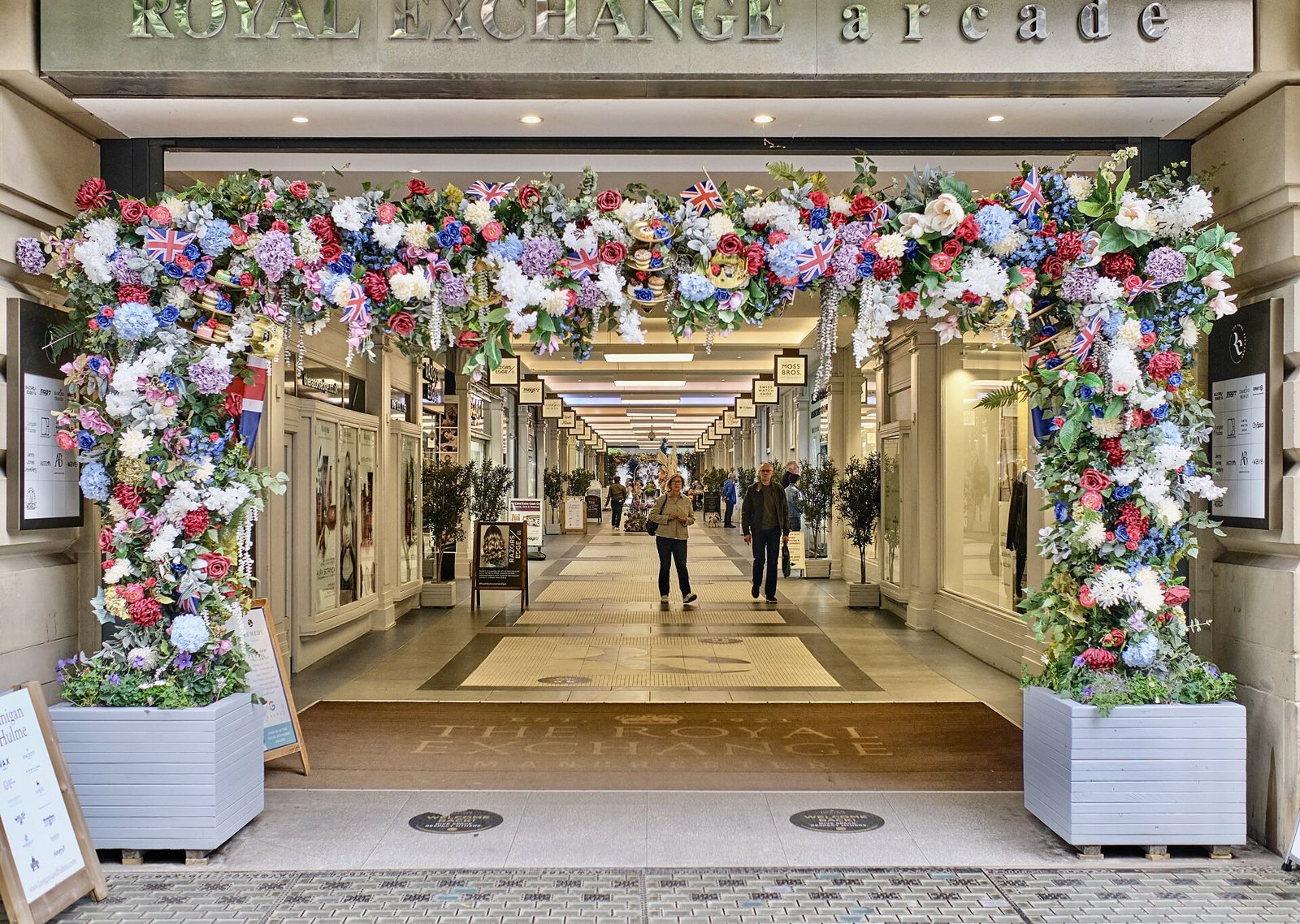 Floral entrance