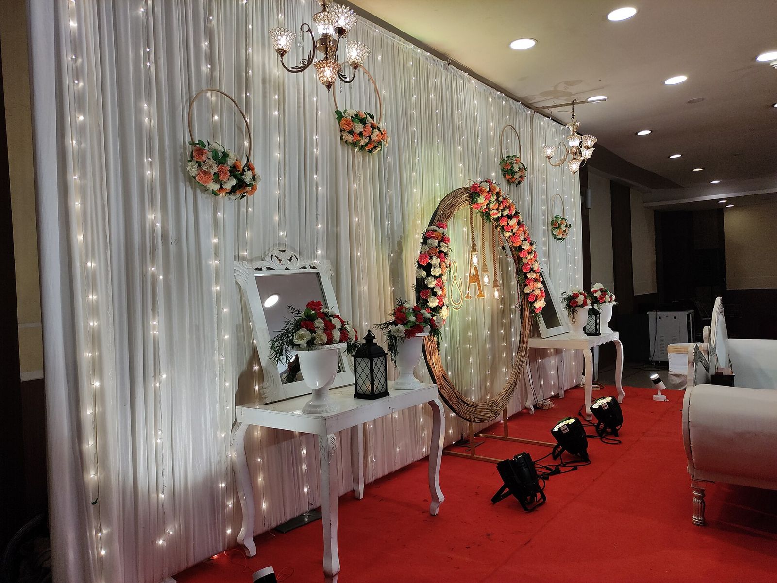 Reception stage