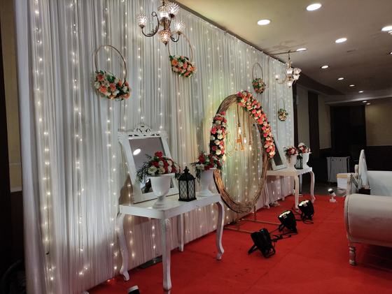 Reception stage